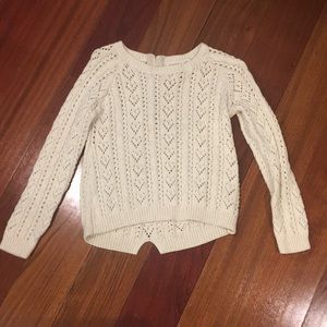 Cute white kids sweater